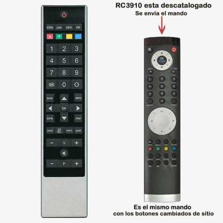 MANDO A DISTANCIA Original TV OKI // Modelo TV: C32VD-FHTUV3D EUR 29,95 -  PicClick FR
