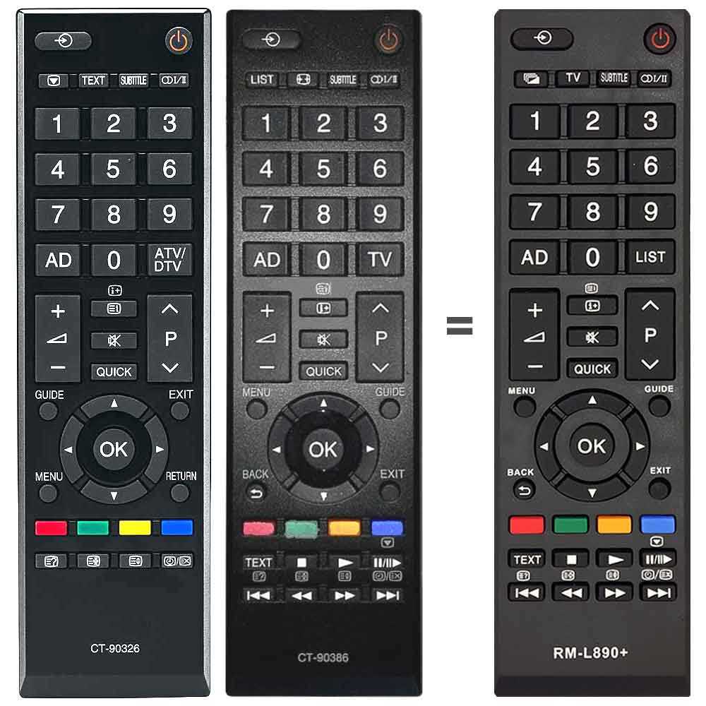 Mando a distancia original para Toshiba Store TV TV + Control remoto -  BuyGreen