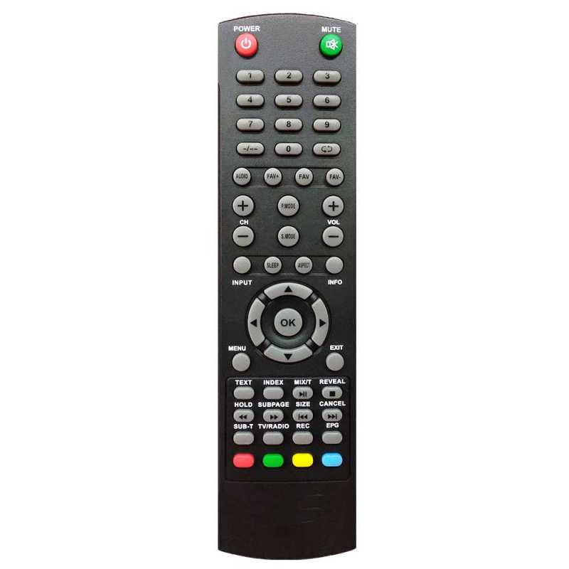 NEVIR - Mando A Distancia para Television NEVIR - Compatible 100% con LOS  TELEVISORES NEVIR - Compatible con NEVIR TV : : Electrónica