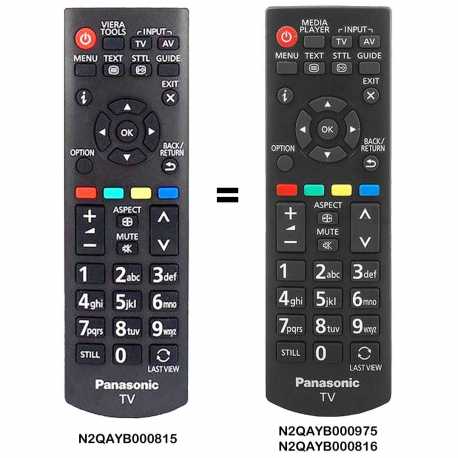 Mando a distancia Universal para TV Panasonic, controlador para modelos  N2QAHB000068, N2QAHB000073, N2QAjB000080, N2QAjB000101, N2QAjB000108 -  AliExpress