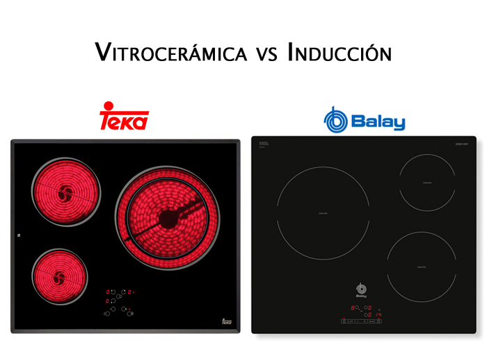 Cuál es la diferencia entre inducción y vitrocerámica